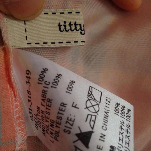titty&co(ティティアンドコー)のワンピース レディースのワンピース(ミニワンピース)の商品写真