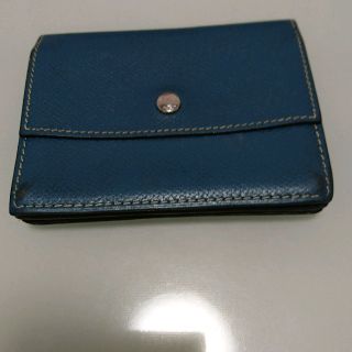 エルメス(Hermes)のHERMES！名刺入れ！ブルー(名刺入れ/定期入れ)