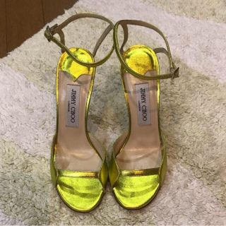 ジミーチュウ(JIMMY CHOO)のユチコ様   ジミーチュウ  アンクルサンダル  37ハーフ  23.5(サンダル)