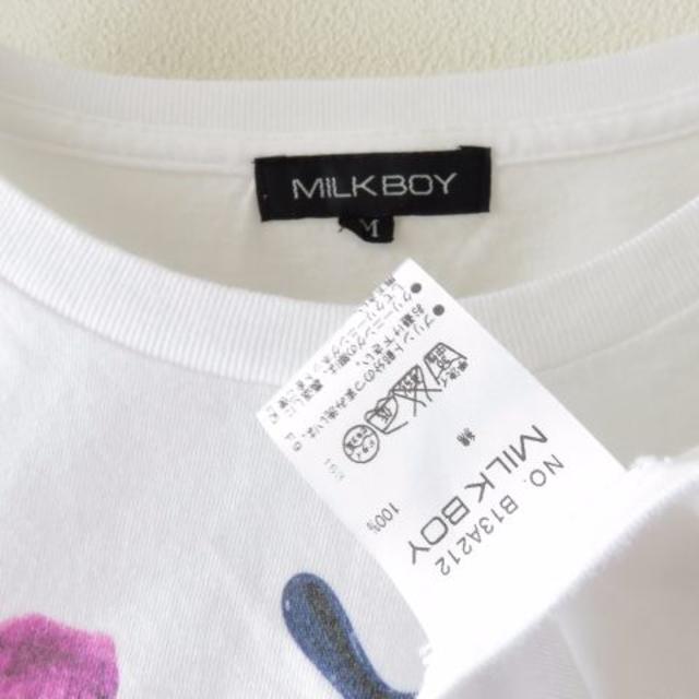 MILKBOY(ミルクボーイ)のレア MILK BOY ミルクボーイ Ｔシャツ ロゴＴシャツ メンズのトップス(Tシャツ/カットソー(半袖/袖なし))の商品写真