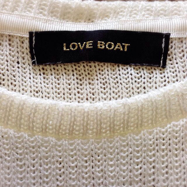 LOVE BOAT(ラブボート)のLOVE BOAT ♡ 半袖サマーニット レディースのトップス(カットソー(半袖/袖なし))の商品写真