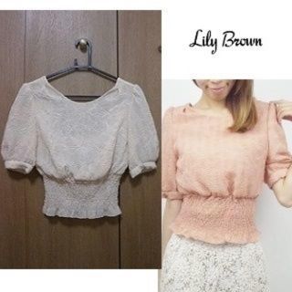 リリーブラウン(Lily Brown)のakeenaさま専用☆ Lily Brown 💖ウエストシャーリングブラウス(シャツ/ブラウス(半袖/袖なし))