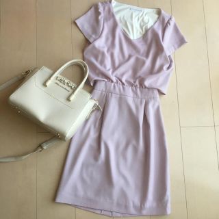 プロポーションボディドレッシング(PROPORTION BODY DRESSING)のプロポ☆バックレースワンピ(ひざ丈ワンピース)