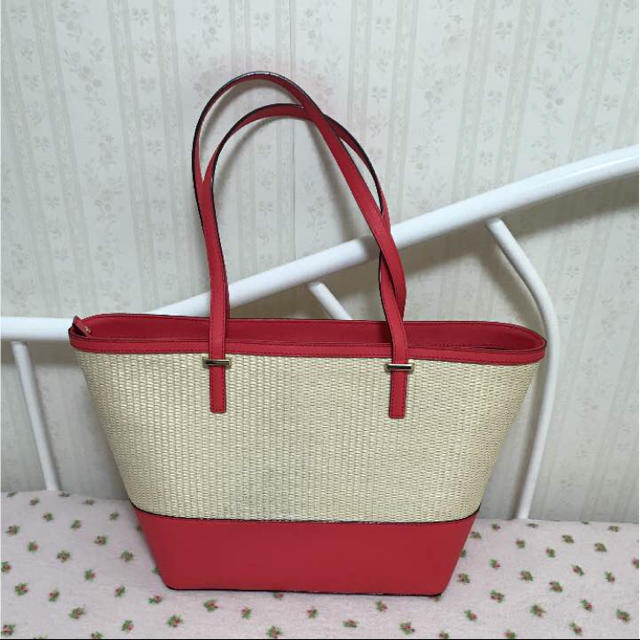 kate spade new york(ケイトスペードニューヨーク)の週末セール/ケイトスペード/カゴバック レディースのバッグ(かごバッグ/ストローバッグ)の商品写真