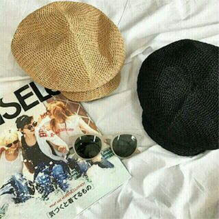 アングリッド(Ungrid)の新品❤Paper casquette【ベージュ】(キャスケット)