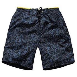 ★カッコいい★ メンズ 水着 サーフトランクス ボタニカル海水パンツ M,L(水着)