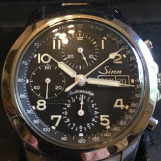 シン(SINN)のふぢお様専用　ジン SINN クロノグラフ 103.B.AUTO.POL.TY(腕時計(アナログ))