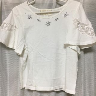 ページボーイ(PAGEBOY)の半そでビジュー付き(Tシャツ(半袖/袖なし))