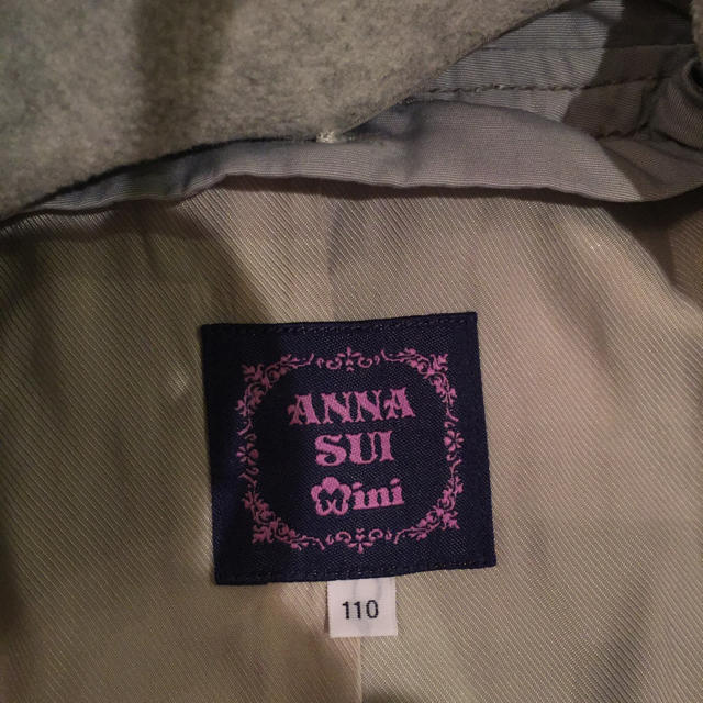 ANNA SUI mini(アナスイミニ)のアナスイミニ 110 コート キッズ/ベビー/マタニティのキッズ服女の子用(90cm~)(コート)の商品写真