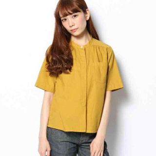 マーガレットハウエル イエロー ブラウス