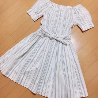 ジルバイジルスチュアート(JILL by JILLSTUART)のジルバイ♡ストライプワンピース♡(ひざ丈ワンピース)