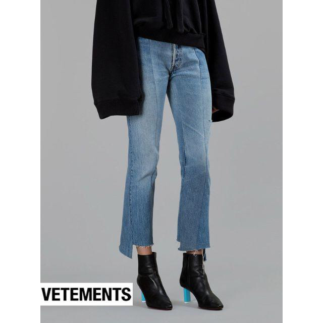 VETEMENTS ヴェトモン ハンドメイド リメイクデニム ジーンズ M