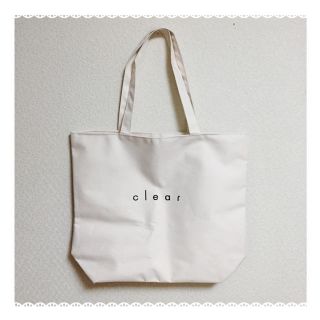 クリア(clear)のclear♡非売品シンプルトートバッグ(トートバッグ)