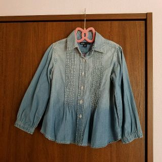 ベビーギャップ(babyGAP)の美品　110㎝　GAP　デニム　シャツ　ブラウス(ブラウス)