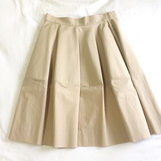 コス(COS)の【ぶん様専用】最終値下げ>COS ベージュ切り替えフレアスカート XS(ひざ丈スカート)