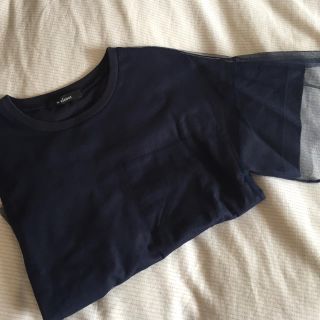 ダブルクローゼット(w closet)のw closet チュールTシャツ(Tシャツ(半袖/袖なし))