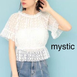 ミスティック(mystic)の今季新作❁﻿ミスティック レースブラウス(シャツ/ブラウス(半袖/袖なし))