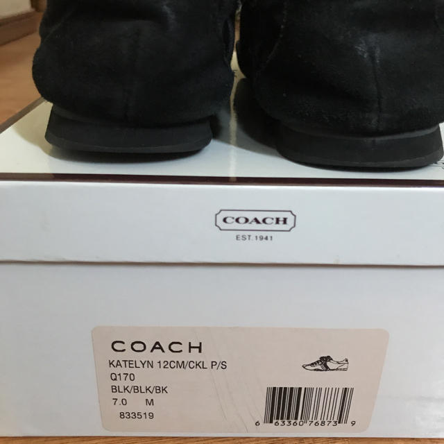 COACH(コーチ)のブラック♡スニーカー♡ レディースの靴/シューズ(スニーカー)の商品写真