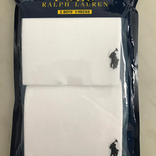 ポロラルフローレン(POLO RALPH LAUREN)の♡新品 ラルフローレン半袖ＶネックTシャツ2枚セット 120サイズ♡(Tシャツ/カットソー)