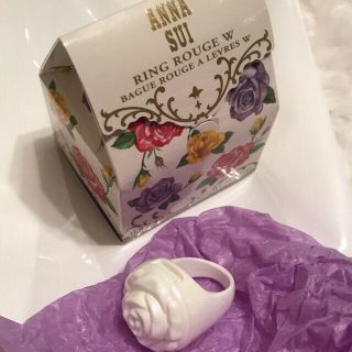 アナスイ(ANNA SUI)のレア ANNA SUI 白リングルージュ★ピンク★アナスイ パレット(その他)