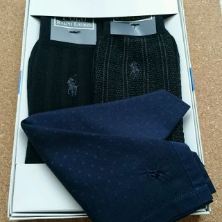 ポロラルフローレン(POLO RALPH LAUREN)のポロ・ラルフローレン 靴下 ハンカチ セット(ソックス)