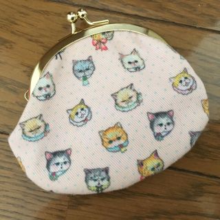 フランシュリッペ(franche lippee)のフランシュリッペ★オリプリがま口ポーチ ブスねこ(ポーチ)