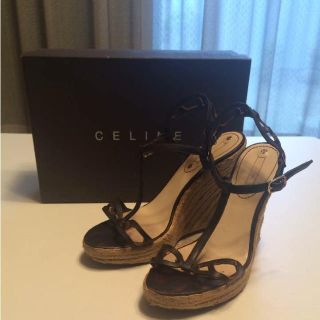 セリーヌ(celine)のセリーヌのウェッジソールサンダル(サンダル)