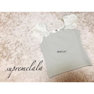 シュープリームララ(Supreme.La.La.)のsupremelala☆袖シフォンプルオーバー(シャツ/ブラウス(半袖/袖なし))