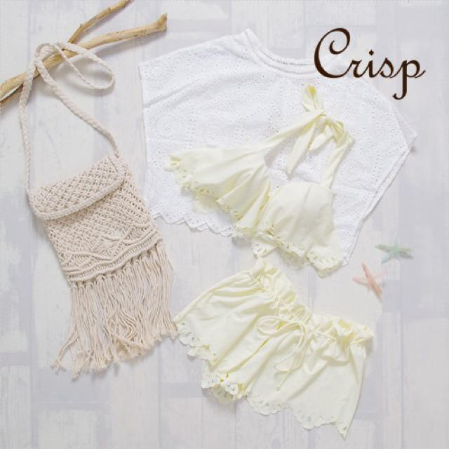 Crisp(クリスプ)のクリスプ カットワークスカラップビキニ  レディースの水着/浴衣(水着)の商品写真