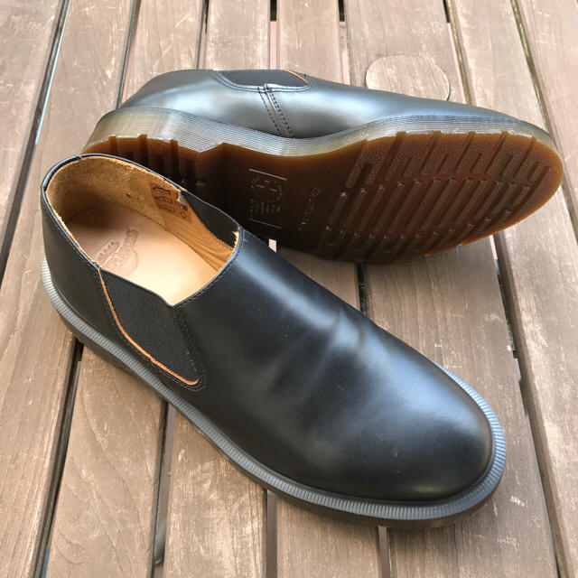 Dr.Martens(ドクターマーチン)の【未使用】【希少】ドクターマーチン スリッポン ルイス 黒 UK7   メンズの靴/シューズ(ブーツ)の商品写真