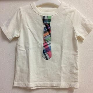 ベビーギャップ(babyGAP)のbabyGAP Tシャツ 80 ホワイト ネクタイ(Ｔシャツ)