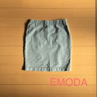 エモダ(EMODA)の最終お値下げ    EMODAデニム調スカート¨̮♡︎(ミニスカート)