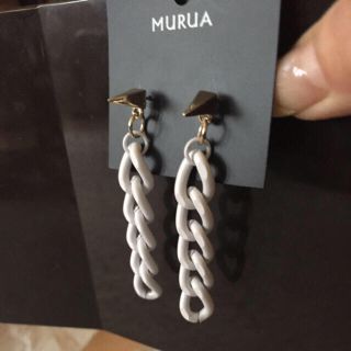 ムルーア(MURUA)のMei蘭様ありがとうございます❗️新品 MURUA チェーンピアス (ピアス)