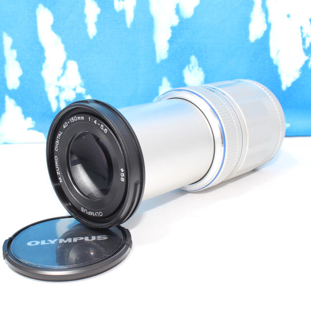 OLYMPUS(オリンパス)の⭐️ミラーレス用望遠⭐️OLYMPUS M.ZUIKO 40-150mm レンズ スマホ/家電/カメラのカメラ(レンズ(ズーム))の商品写真