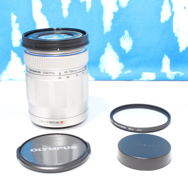 OLYMPUS(オリンパス)の⭐️ミラーレス用望遠⭐️OLYMPUS M.ZUIKO 40-150mm レンズ スマホ/家電/カメラのカメラ(レンズ(ズーム))の商品写真