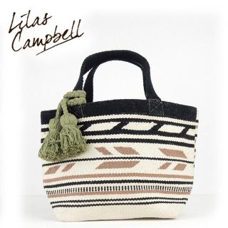 リラキャンベル(Lilas Campbell)のラスト一点☆リラキャンベル トート ホワイト TOTO BAG Xel-Ha(トートバッグ)