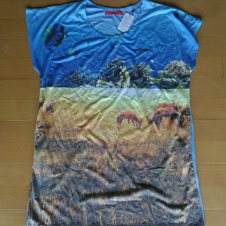 グラニフ(Design Tshirts Store graniph)の[新品未使用]　グラニフ　ワンピース(Tシャツ(半袖/袖なし))