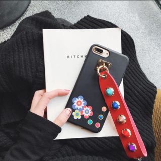 ♡限定値下げ中♡フラワースタッズiPhoneケース♡(iPhoneケース)