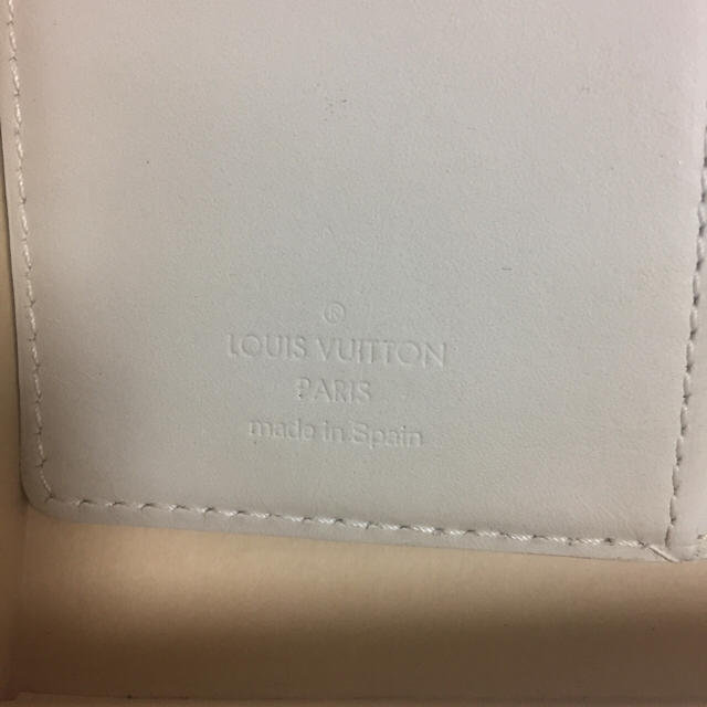 LOUIS VUITTON(ルイヴィトン)のルイヴィトン 手帳カバー アジェンダ ヴェルニ ペルル 美品 レディースのファッション小物(その他)の商品写真