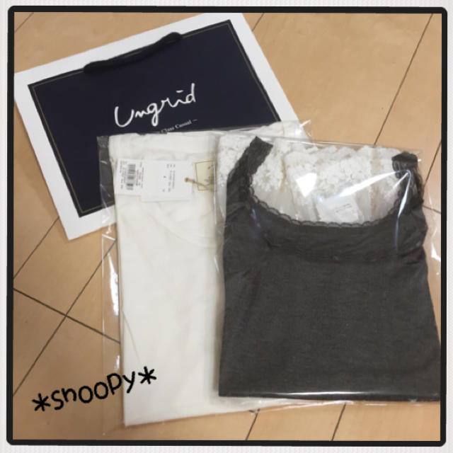 Ungrid(アングリッド)のungrid  2点 レディースのトップス(Tシャツ(半袖/袖なし))の商品写真