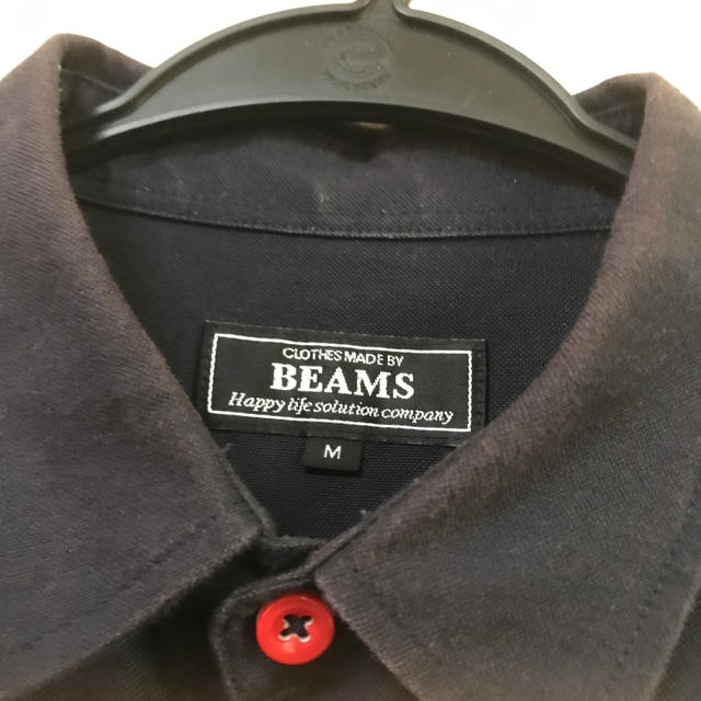 BEAMS(ビームス)の値下げ★中古 BEAMS メンズ襟付きシャツ Mサイズ メンズのトップス(シャツ)の商品写真