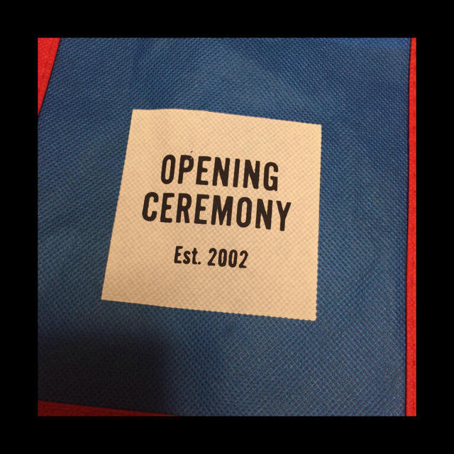 OPENING CEREMONY(オープニングセレモニー)の【サイズ小】opening ceremony 手提げショッパー レディースのバッグ(ショップ袋)の商品写真