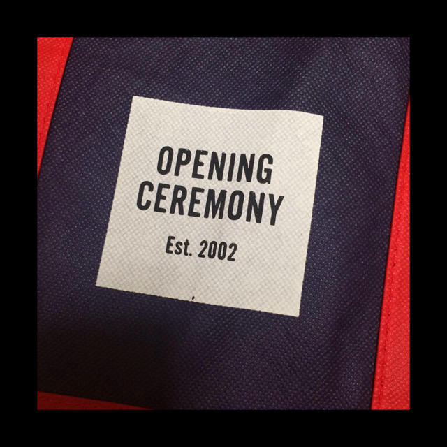 OPENING CEREMONY(オープニングセレモニー)の【サイズ小】opening ceremony 手提げショッパー レディースのバッグ(ショップ袋)の商品写真