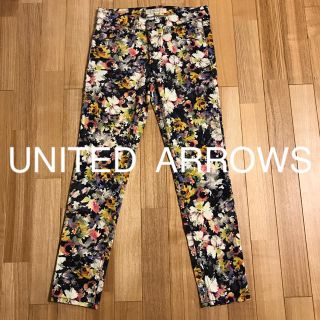 ビューティアンドユースユナイテッドアローズ(BEAUTY&YOUTH UNITED ARROWS)のユナイテッドアローズ  花柄パンツ  sizeS   2Q5(カジュアルパンツ)