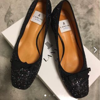 ランバンオンブルー(LANVIN en Bleu)の【完売商品 値下げしました】LANVIN en bleu パンプス(バレエシューズ)