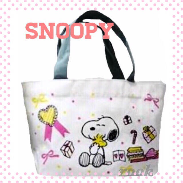 SNOOPY(スヌーピー)の新品❥︎スヌーピー ミニトートバッグ レディースのバッグ(トートバッグ)の商品写真