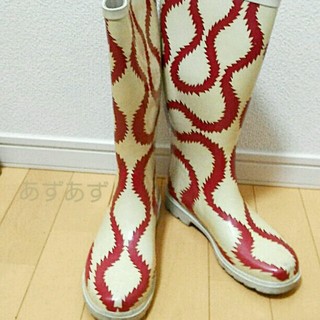 ヴィヴィアンウエストウッド(Vivienne Westwood)のヴィヴィアン　スクイグルのレインブーツ(レインブーツ/長靴)