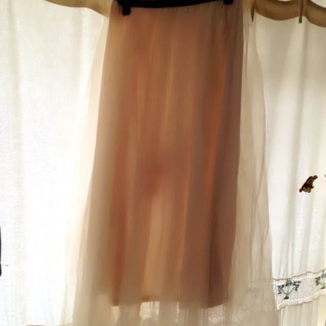 archives(アルシーヴ)のアルシーヴチュールスカート白 レディースのスカート(ロングスカート)の商品写真