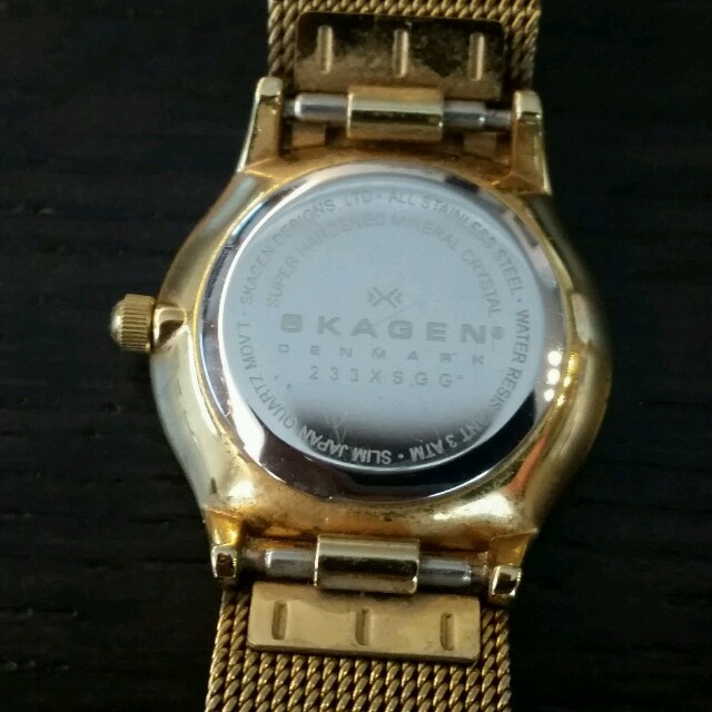SKAGEN(スカーゲン)のSKAGEN スカーゲン ゴールド 腕時計 ステンレス デンマーク レディースのファッション小物(腕時計)の商品写真