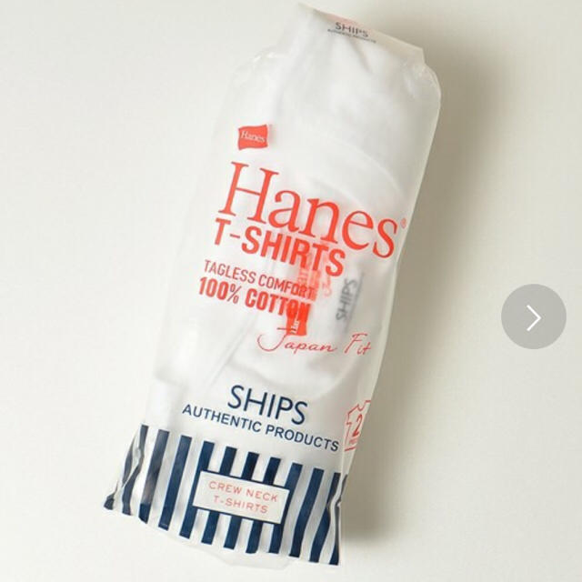 SHIPS(シップス)のSHIPS  Hanes×SHIPS パックT 1枚 ヘインズ シップス レディースのトップス(Tシャツ(半袖/袖なし))の商品写真